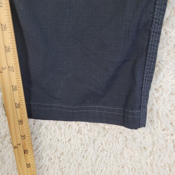 Carhartt Cargo Pants Men's Size Reg-M 30x30 Black Ripstop C56418 Drawstring - Picture 5 of 9